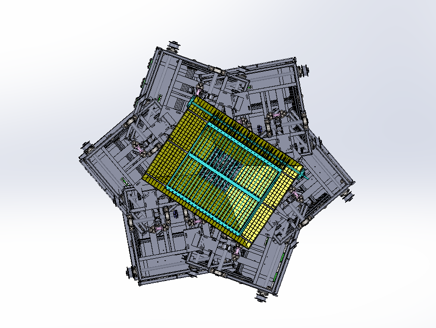 升降气动烘烤装置